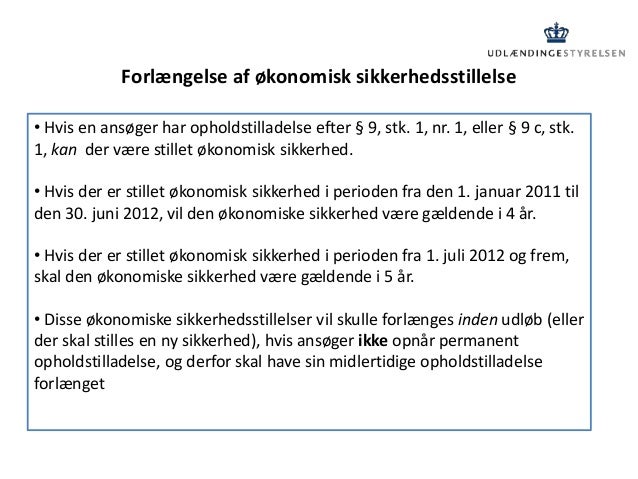 sikkerhedsstillelse familiesammenføring sikkerhedsstillelse familiesammenføring